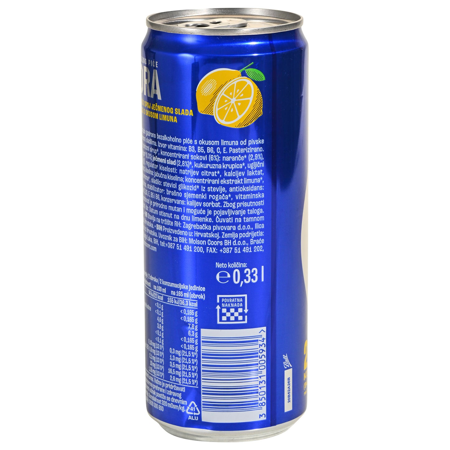 Hydra ISO™ Lemon – Functional Isotonic Drink with Natural Ingredients & Vitamins- Alcohol Free