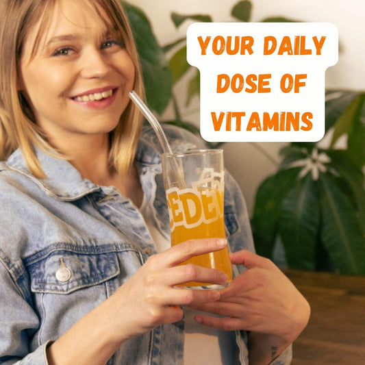 Cedevita Orange – 9-Vitamin Effervescent Drink Powder – Alcohol-Free – Makes 11.5 Liters of juice